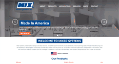 Desktop Screenshot of mixersystems.com